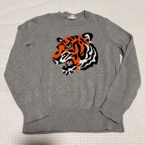 NWOT Crewcuts Tiger Cotton Sweater - Size 10